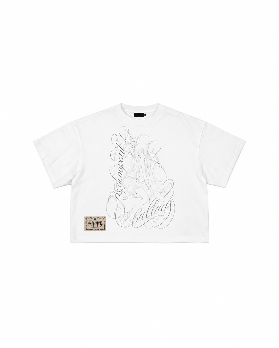 BALLERINA SQUARE TEE WHITE