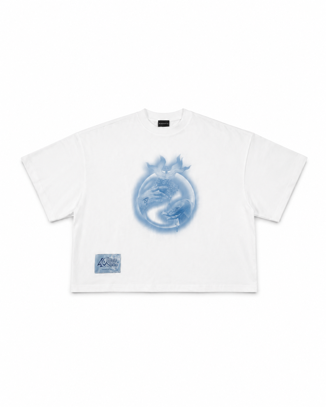 SACRE COEUR SQUARE TEE WHITE
