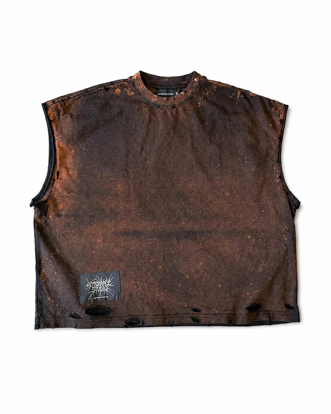 RUGGINE Square Distressed Tanktop
