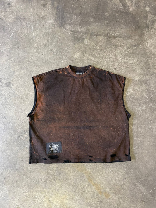 RUGGINE Square Distressed Tanktop