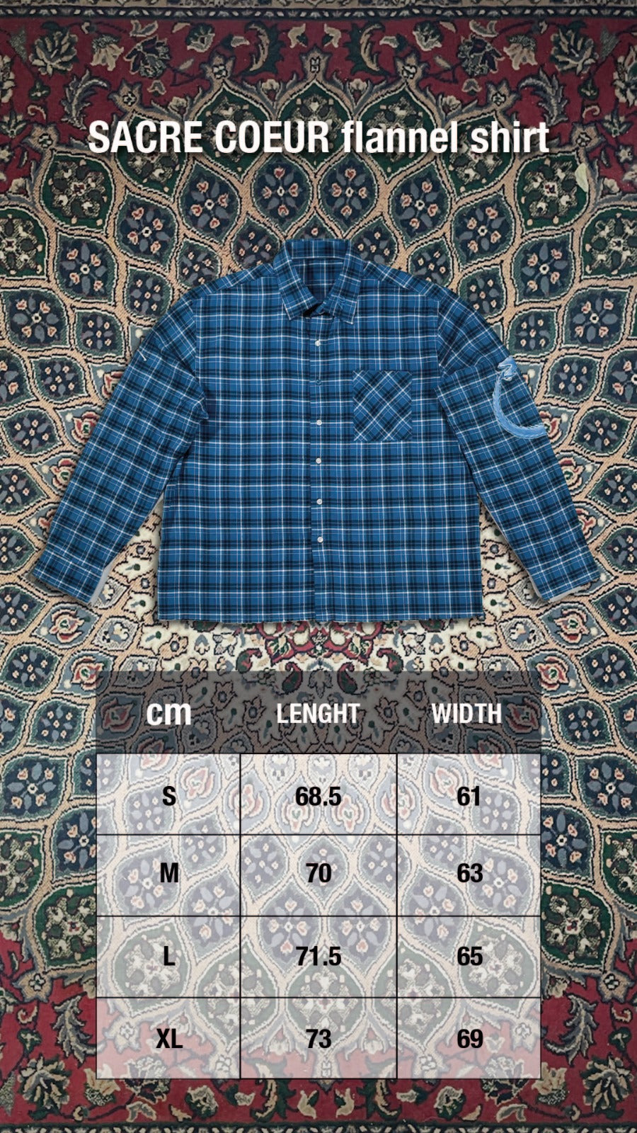 SACRE COEUR flannel shirt
