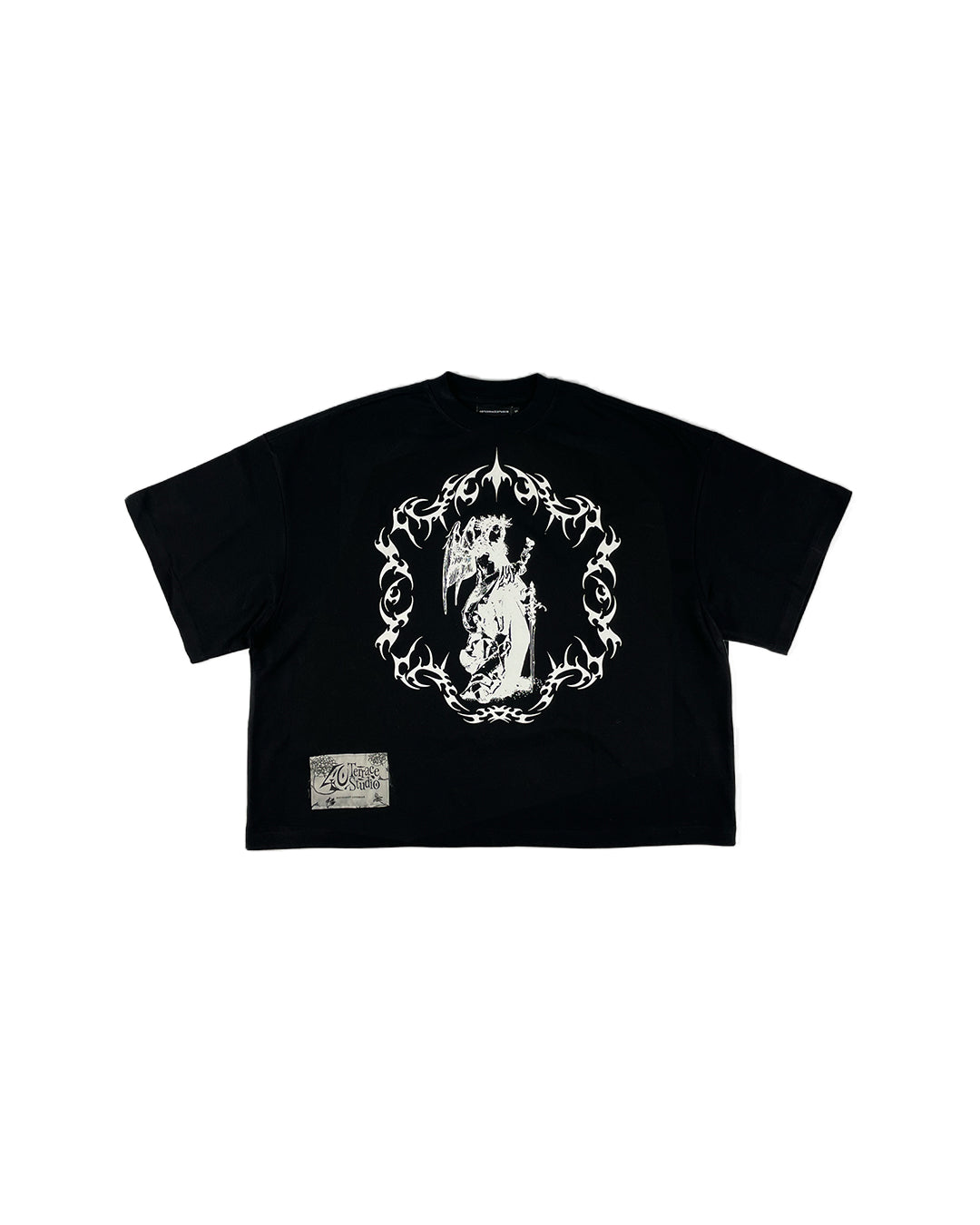 LITVRGIA SQUARE TEE BLACK