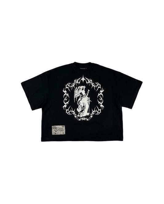 LITVRGIA SQUARE TEE BLACK