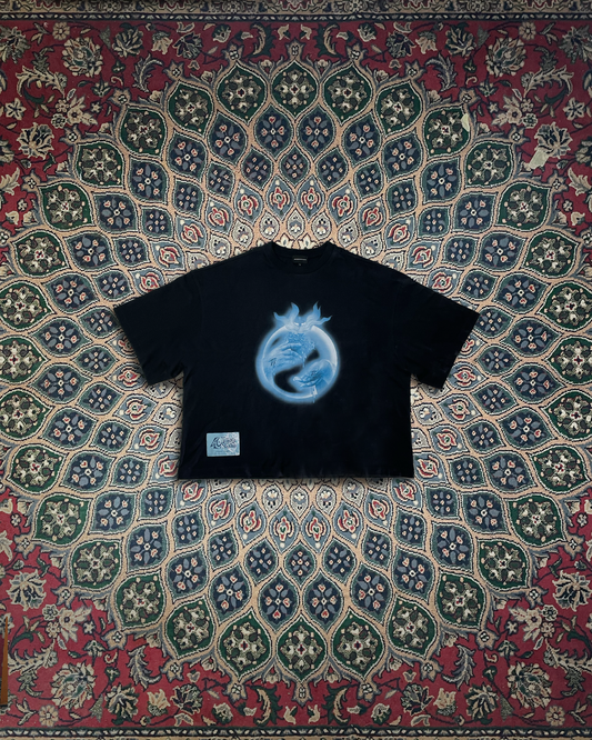 SACRE COEUR SQUARE TEE BLACK