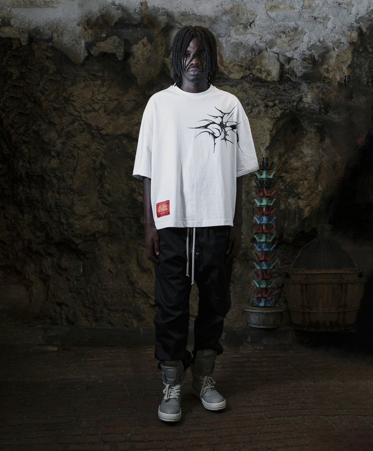 NEOTRIBAL SQUARE TEE WHITE