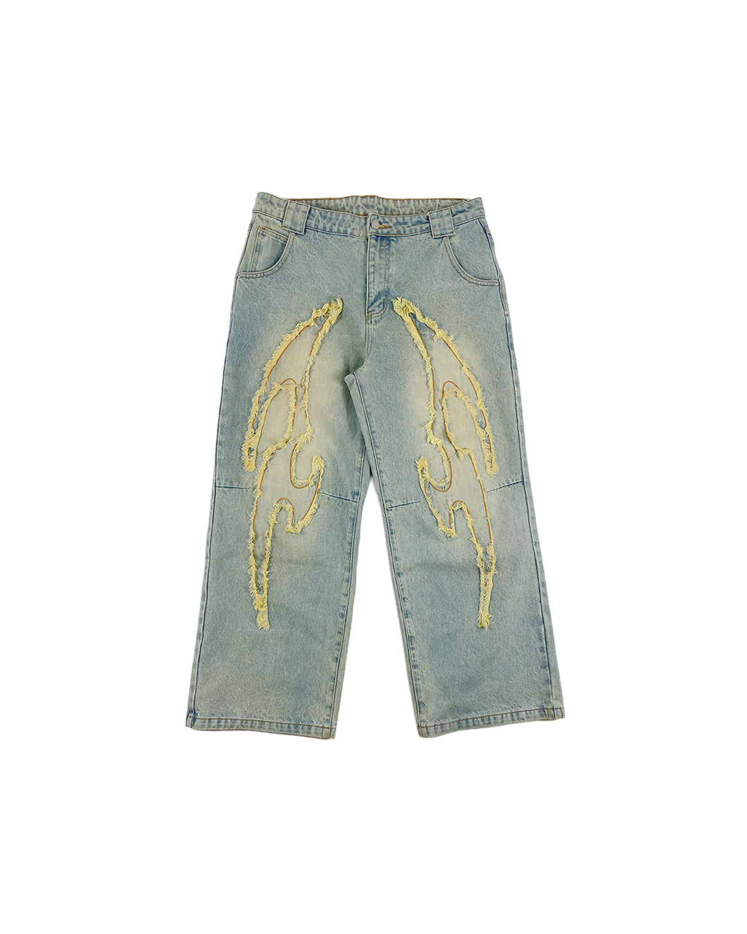 NEO-TRIBAL BAGGY DENIM PANT
