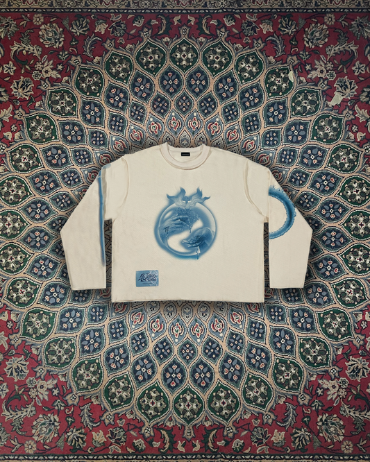 SACRE COEUR waffle thermal L/S Crewneck