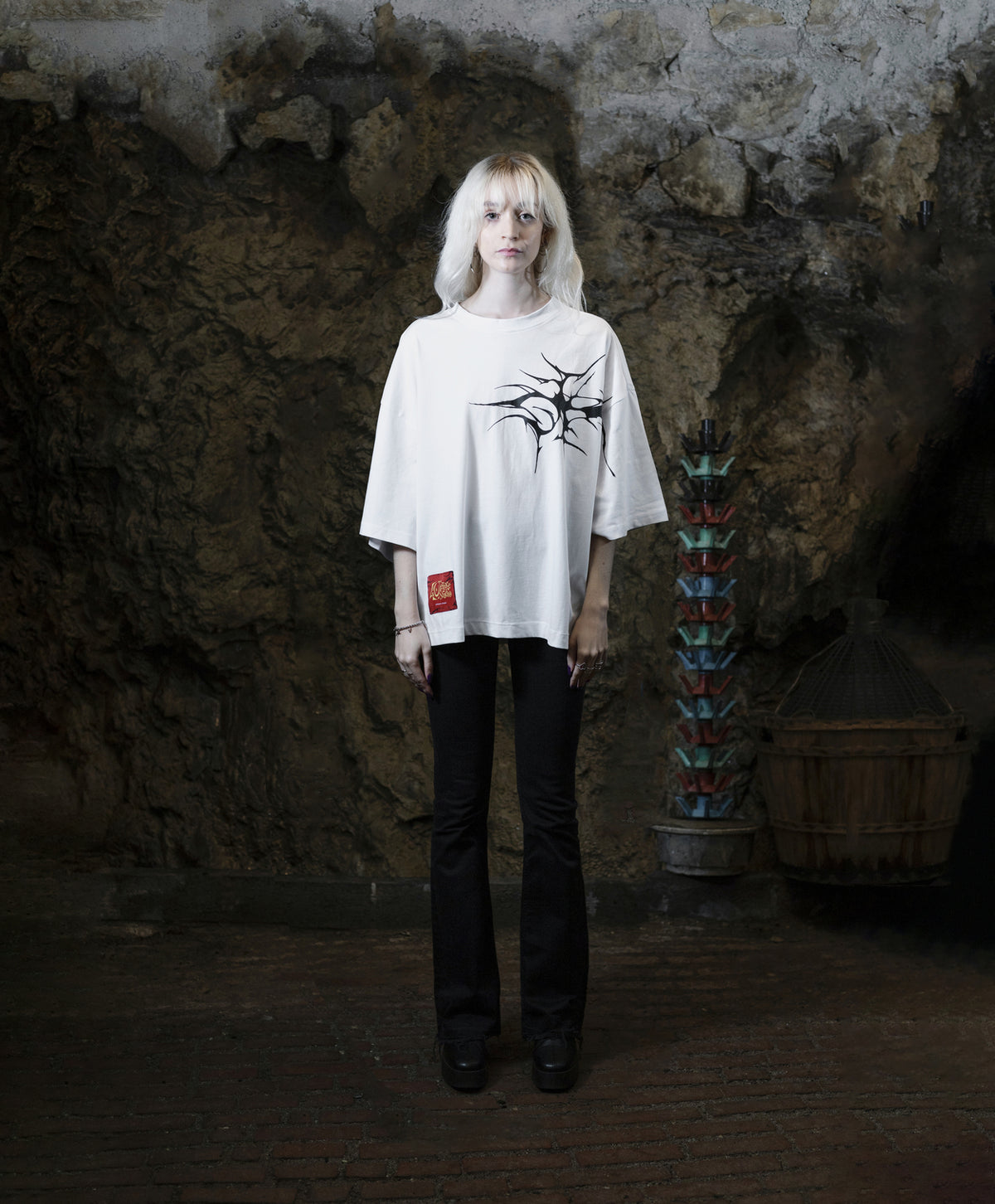 NEOTRIBAL SQUARE TEE WHITE